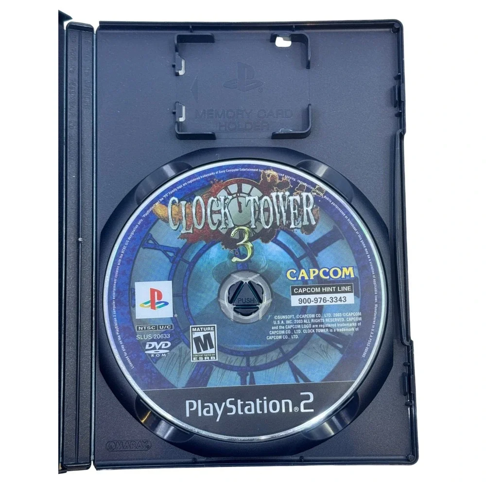 Clock Tower 3 Sony PlayStation 2 PS2 Capcom 2003 Survival Horror SLUS 20633 CIB